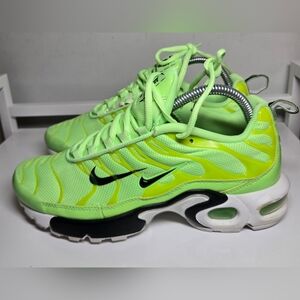 Nike Air Max Plus Lime Green Athletic Sneakers